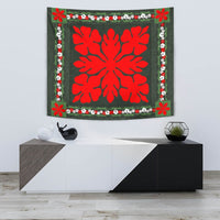 Hawaii Pattern Royal Tapestry - Nice Style Wall Tapestry 75cm*90cm Red - Polynesian Pride