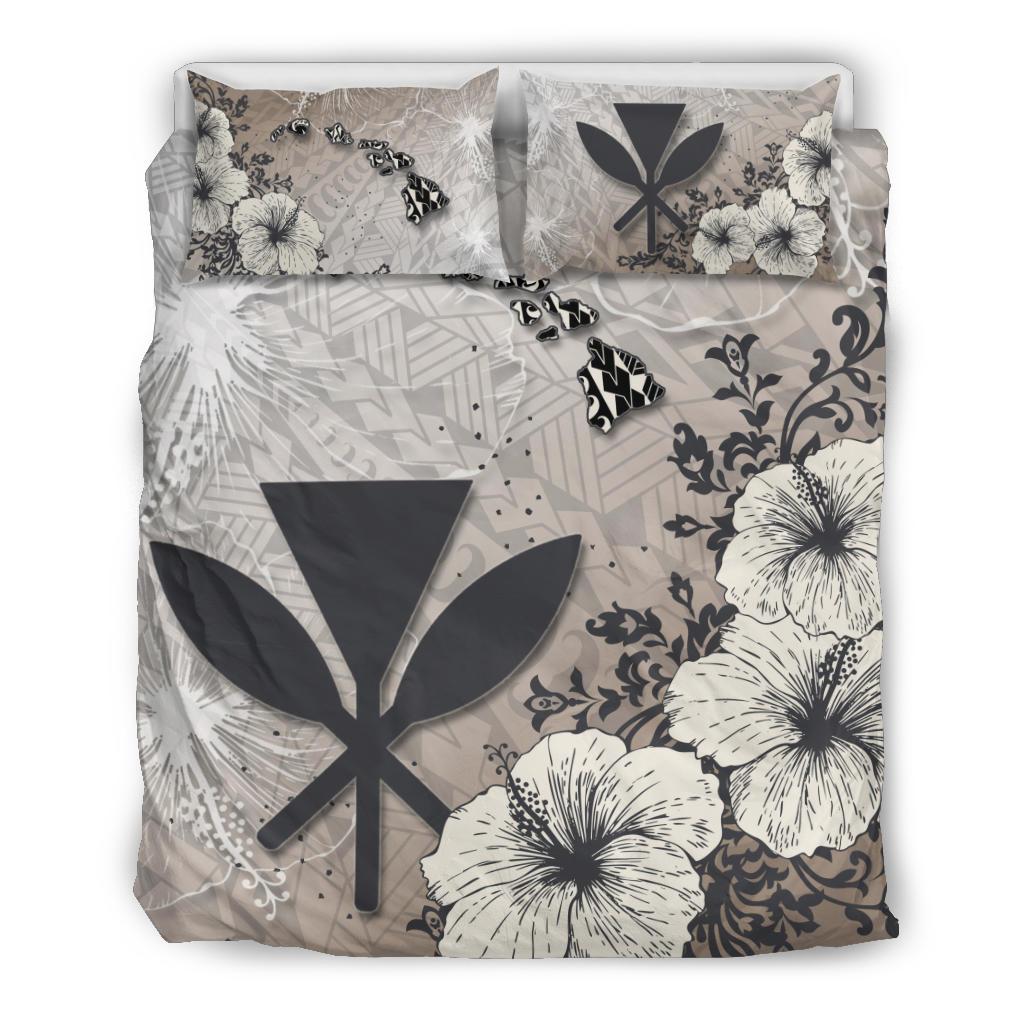 Hawaii Bedding Set - Vintage Luxury Floral Style - Polynesian Pride