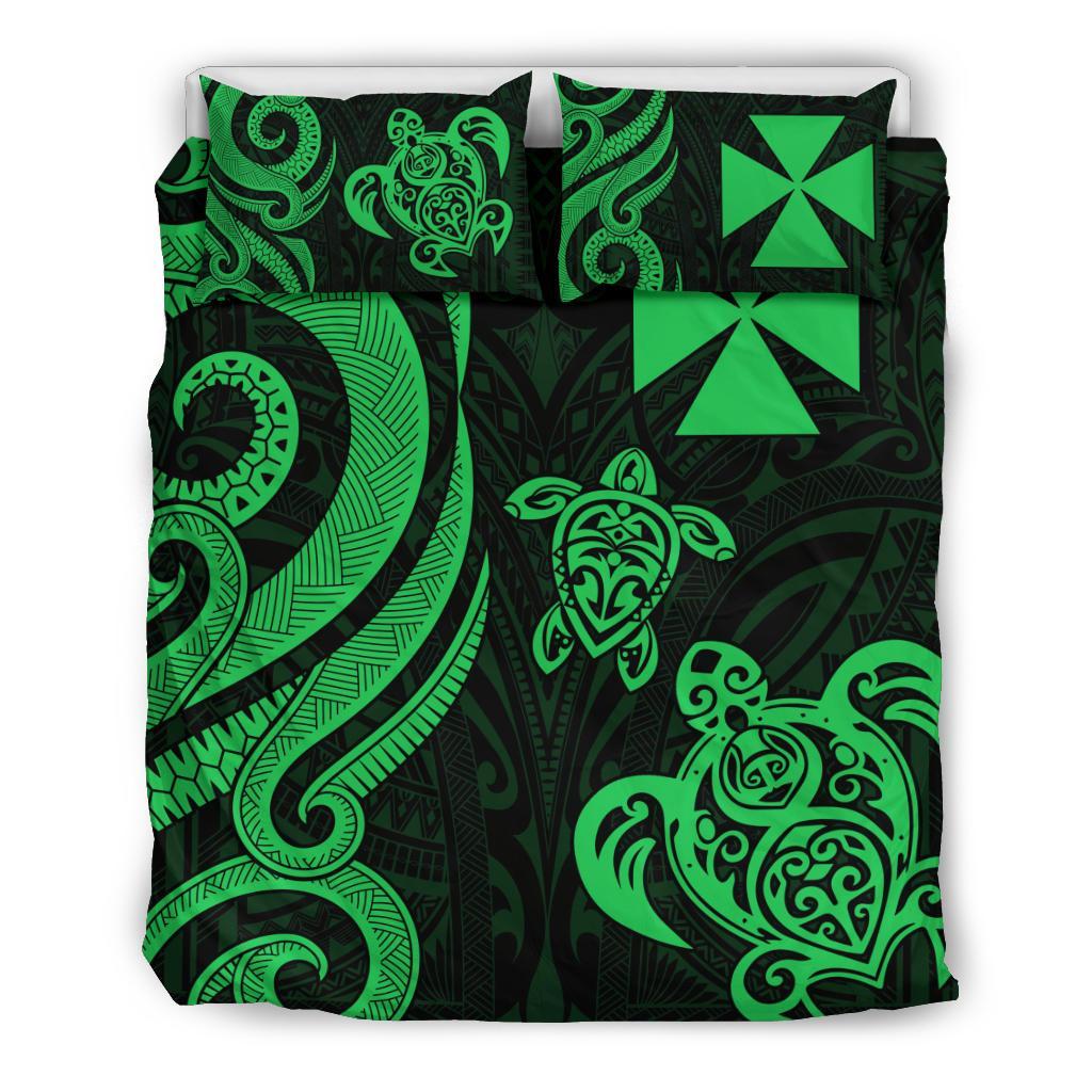 Wallis and Futuna Bedding Set - Green Tentacle Turtle - Polynesian Pride