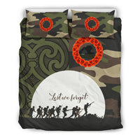 Anzac Maori Bedding Set Lest For Get - Polynesian Pride