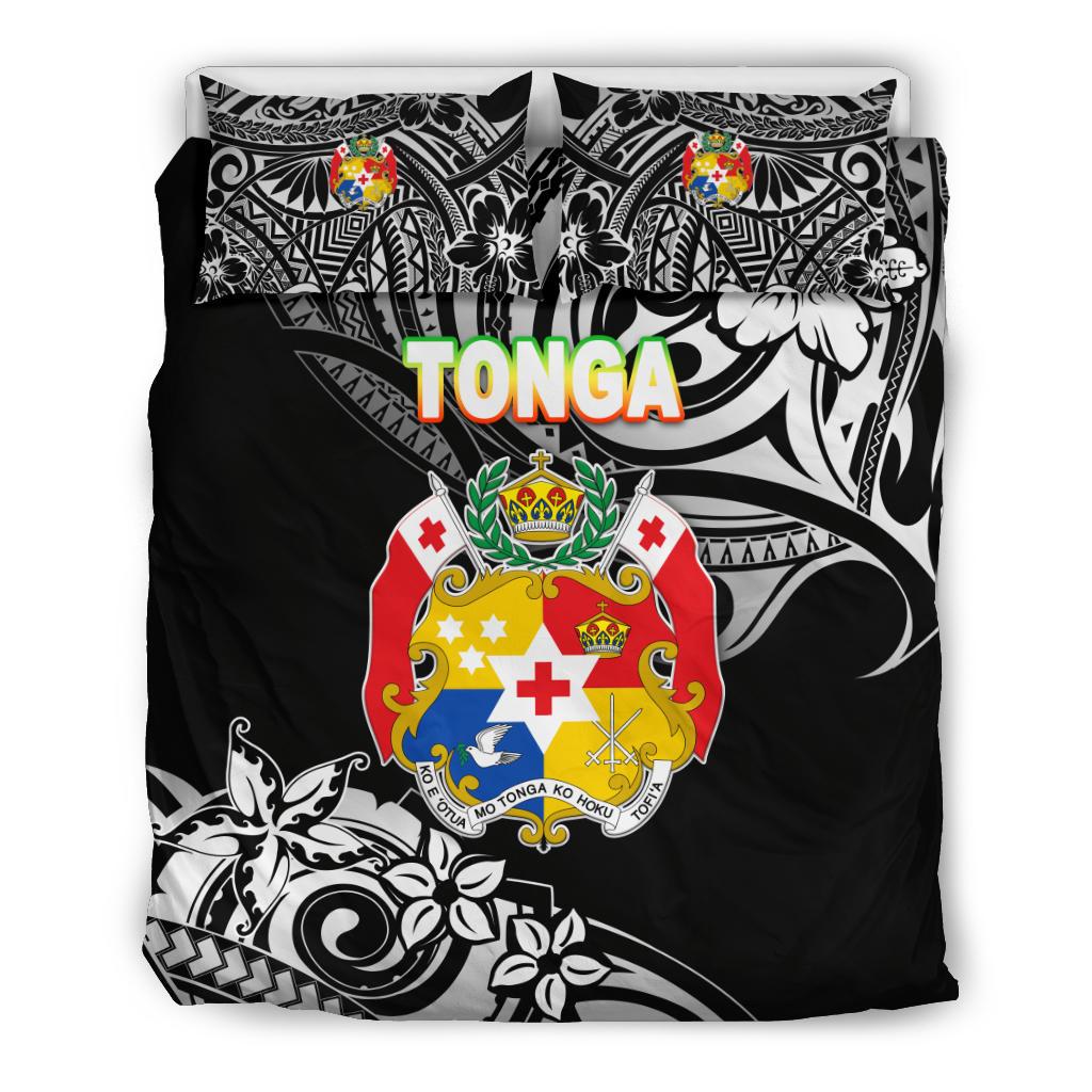 Mate Ma'a Tonga Rugby Bedding Set Polynesian Unique Vibes - Black - Polynesian Pride
