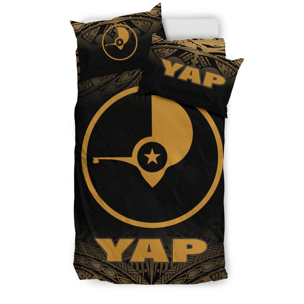 Yap Duvet Cover Set - Gold Fog Style - Polynesian Pride