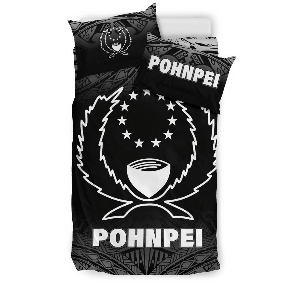 Pohnpei Duvet Cover Set - Black Fog Style - Polynesian Pride