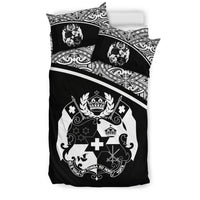 Tonga Duvet Cover Set - Black Curve Style - Polynesian Pride