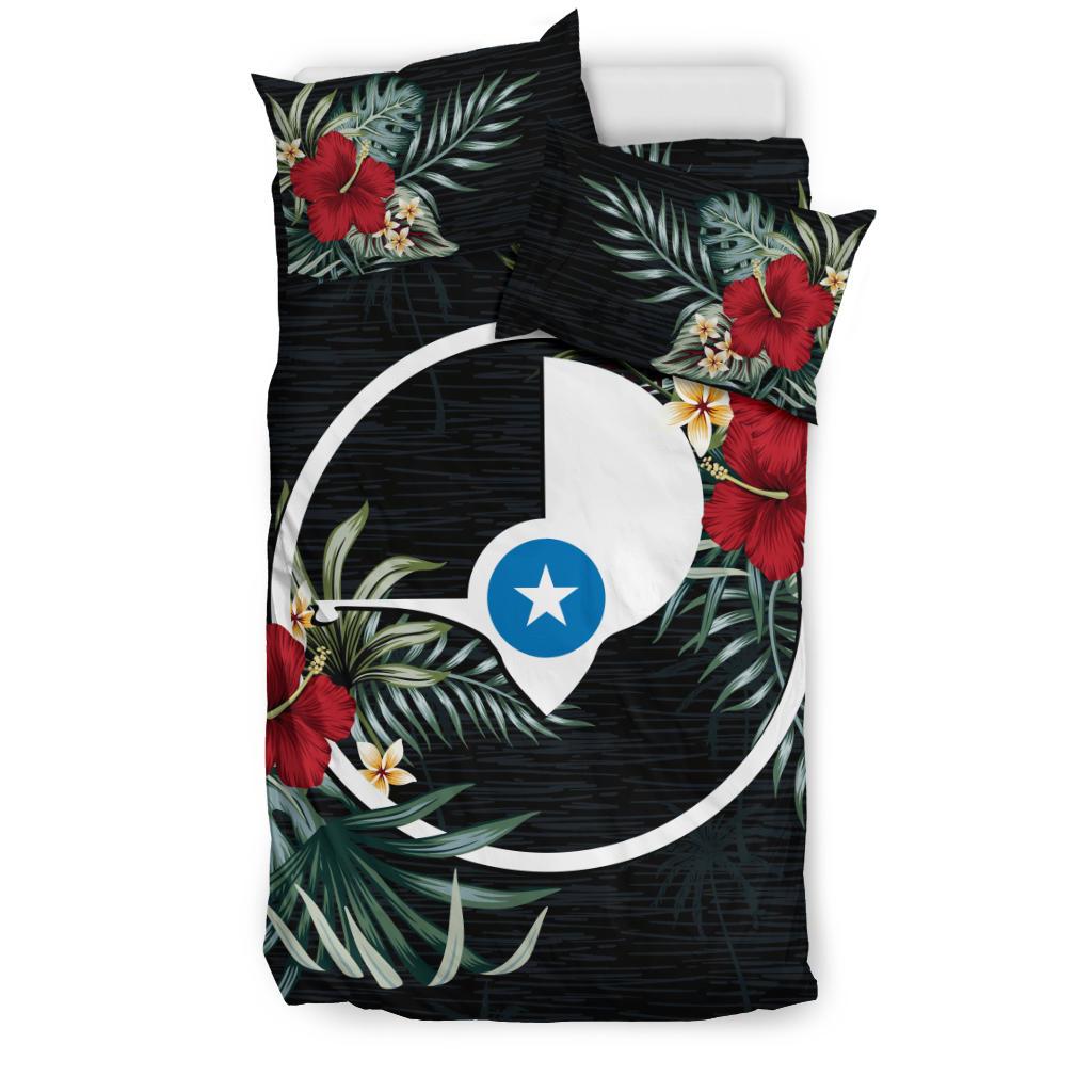 Yap Duvet Cover Set - Hibiscus Coat Of Arms - Polynesian Pride