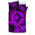 Guam Bedding Set - Hibiscus And Wave Purple - Polynesian Pride