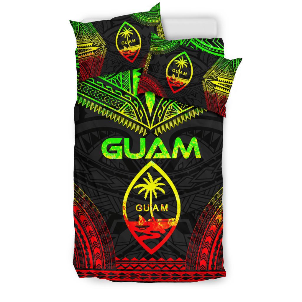 Guam Polynesian Chief Duvet Cover Set - Reggae Version - Polynesian Pride