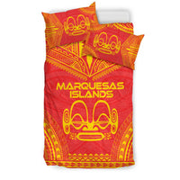 Marquesas Islands Flag Polynesian Chief Duvet Cover Set - Polynesian Pride
