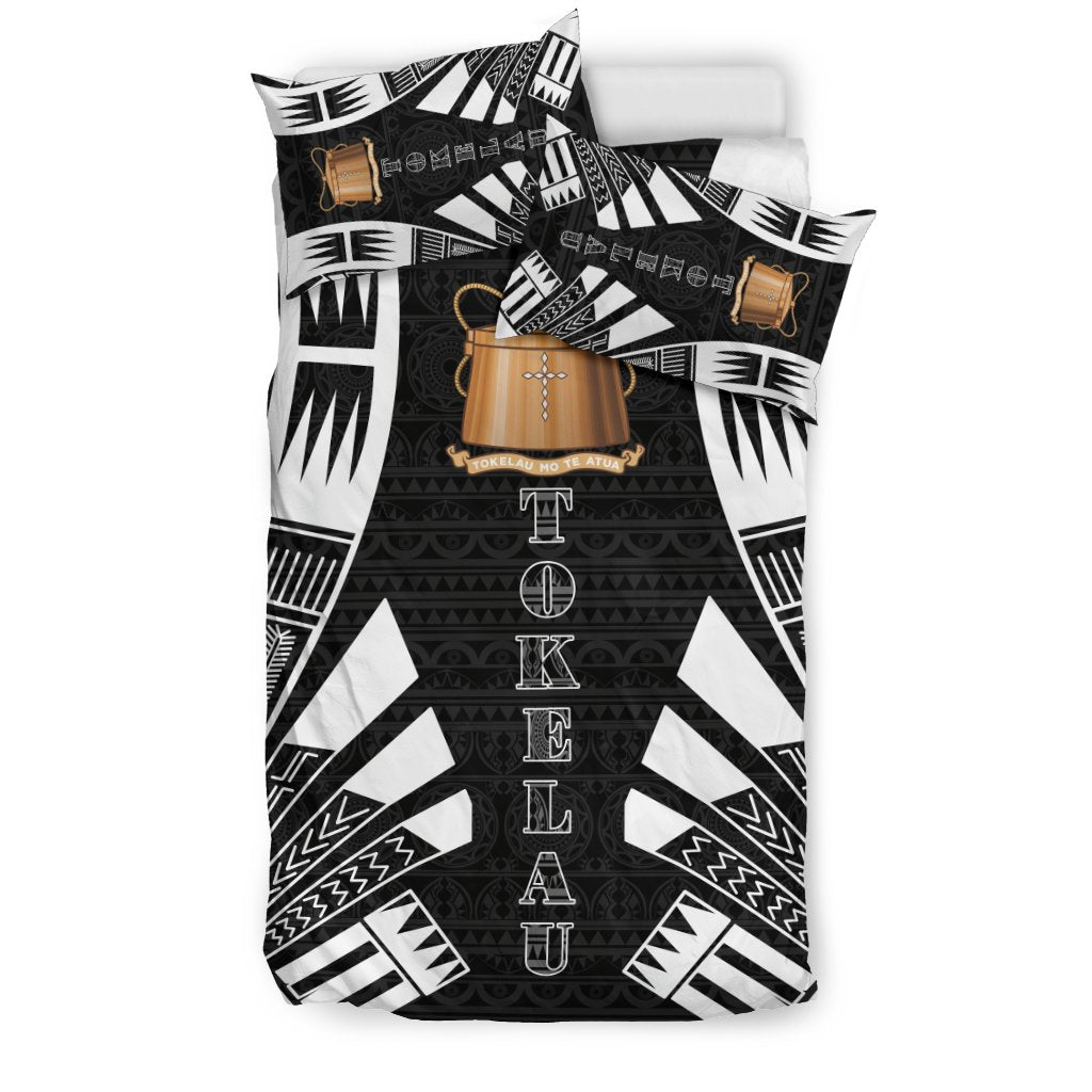 Tokelau Duvet Cover Set - Polynesian Tattoo - Polynesian Pride