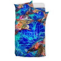 Tahiti Polynesian Duvet Cover Set - Coral Treasure - Polynesian Pride