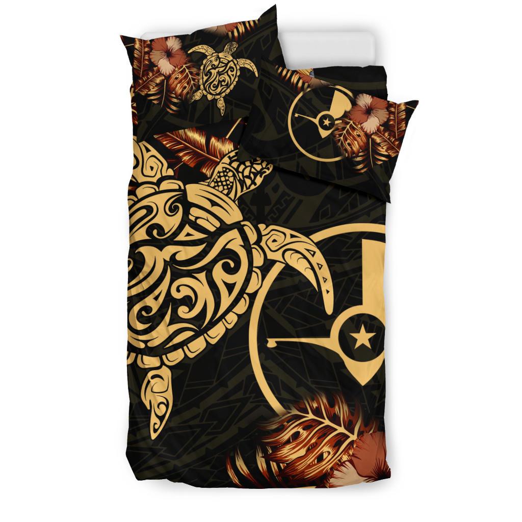 Polynesian Duvet Cover Set - Yap Duvet Cover Set Turtle Lucky - Polynesian Pride
