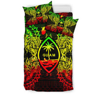 Polynesian Bedding Set - Guam Duvet Cover Set Map Reggae - Polynesian Pride