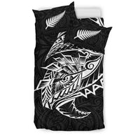 Maori Tattoo Bedding Set Polynesian Style Black - Polynesian Pride