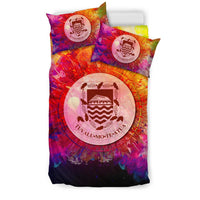 Polynesian Bedding Set Tuvalu Duvet Cover Set Bright Style - Polynesian Pride