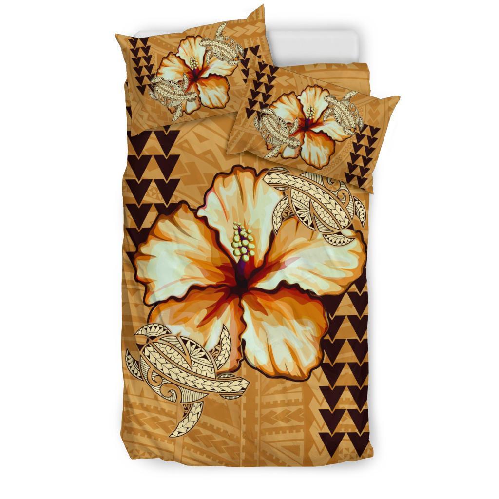 Hawaii Bedding Set - Hawaiian Vintage Hibiscus - Polynesian Pride