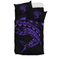 Hawaii Polynesian Mahi - Mahi Common Dolphinfish Bedding Set - Purple - Polynesian Pride