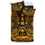 Polynesian Bedding Set - Guam Duvet Cover Sets - Gold Turtle Homeland - Polynesian Pride