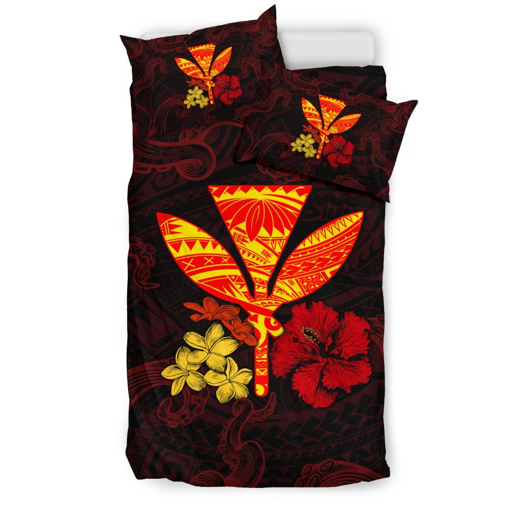 Polynesian Kanaka Maoli Flower Bedding Set - Polynesian Pride