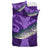 Maori Manaia Whales Gods Of The Sea Bedding Set, Purple - Polynesian Pride