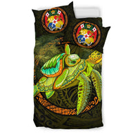 Tonga Bedding Set - Polynesian Turtle Palm Tree - Polynesian Pride