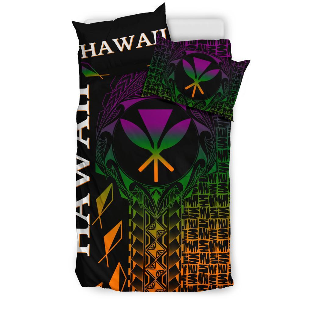Hawaii Bedding Set - Kanaka Maoli Rocket Style - Polynesian Pride