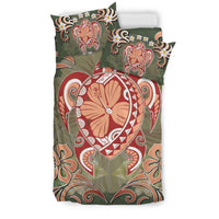 Hawaii Turtle Hibiscus Plumeria Bedding Set - Jessi Style - AH - Polynesian Pride