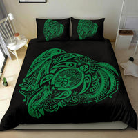 Hawaiian Turtle Hibiscus Polynesian Bedding Set Simple Yellow - Polynesian Pride