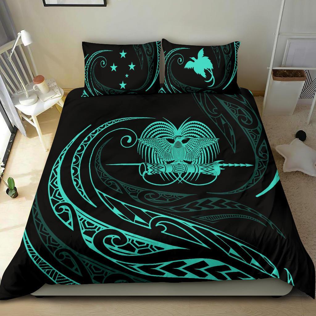 Papua New Guinea Bedding Set - White - Frida Style - Polynesian Pride