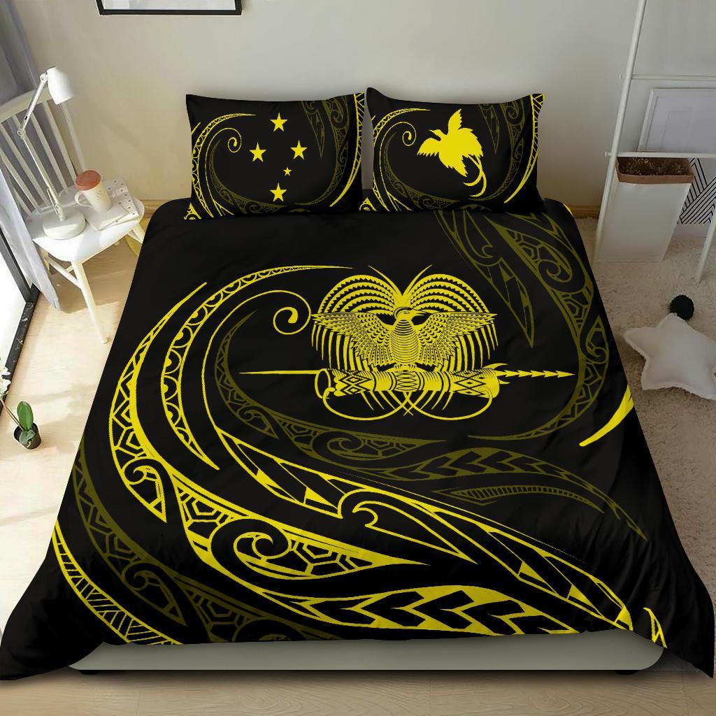 Papua New Guinea Bedding Set - White - Frida Style - Polynesian Pride