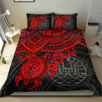 Tahiti Polynesian Duvet Cover Set - Red Turtle - Polynesian Pride