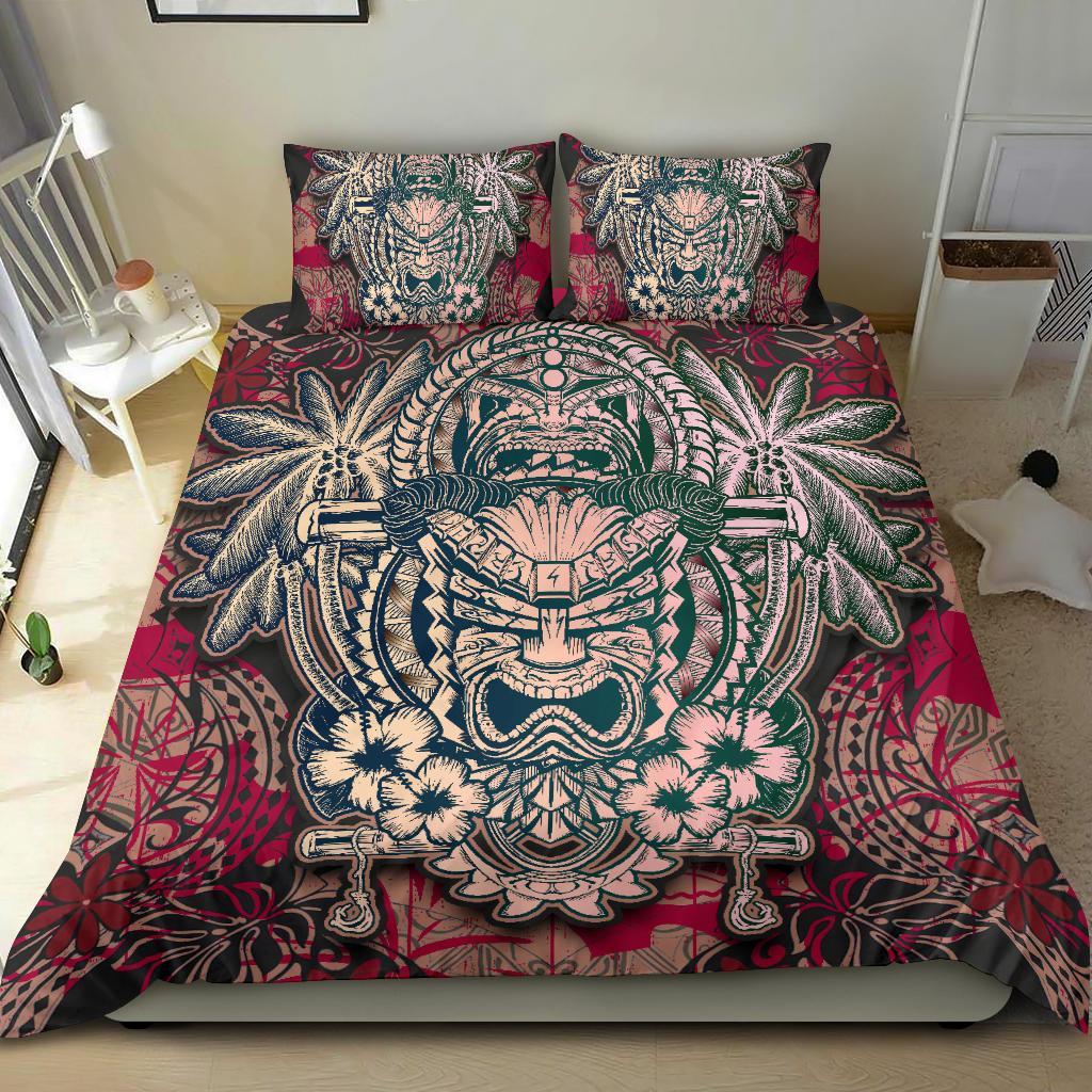 Polynesian Hawaii Duvet Cover Set - Hawaiian Tiki - Polynesian Pride