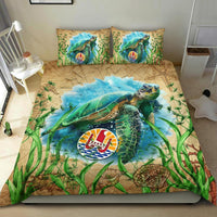 Tahiti Bedding Set Sea Turtle Vintage - Polynesian Pride
