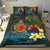 Polynesian Duvet Cover Set - Tahiti Bedding Set Coat Of Arm Turtle Hibiscus - Polynesian Pride