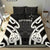 Aotearoa Bedding Set Maori Moko Black White - Polynesian Pride