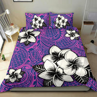 Hawaiian Plumeria Tribal Polynesian Bedding Set Pink - Polynesian Pride