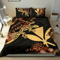 Polynesian Duvet Cover Set - Hawaii Duvet Cover Set Set Lizrad Lucky Black - Polynesian Pride