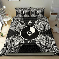 Polynesian Bedding Set - Yap Duvet Cover Set Map Black - Polynesian Pride