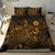 Polynesian Bedding Set - Tahiti Duvet Cover Set Gold Color - Polynesian Pride