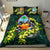 Polynesian Bedding Set - Guam Duvet Cover Set - Ti Leaf Lei Turtle - Polynesian Pride