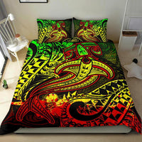 Polynesian Bedding Set - Reggae Shark Polynesian Tattoo - Polynesian Pride