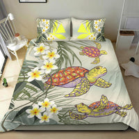 Hawaii Bedding Set - Hawaii Honu Chibi Sea Plumeria Bedding Set - Polynesian Pride