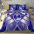 Guam Polynesian Bedding Set - Guam White Seal with Polynesian Tattoo Ver 02 White - Polynesian Pride