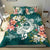 Guam Polynesian Bedding Set - Turtle with Plumeria Black - Polynesian Pride