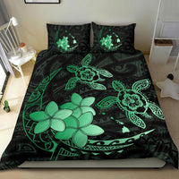 Hawaii Polynesian Turtle Plumeria Bedding Set - Pog Style Green - Polynesian Pride