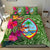 Guam Bedding Set - Hibiscus Polynesian Pattern Green Version - Polynesian Pride