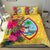 Guam Bedding Set - Hibiscus Polynesian Pattern Yellow Version - Polynesian Pride