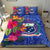 Samoa Bedding Set - Hibiscus Polynesian Pattern Blue Version - Polynesian Pride