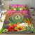 Chuuk Polynesian Bedding Set - Manta Ray Tropical Flowers - Polynesian Pride