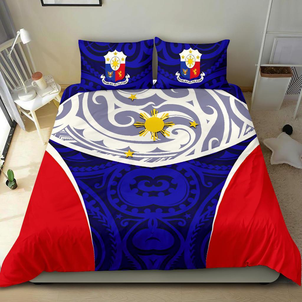 Philippines Bedding Set - Polynesian Sport Style Blue - Polynesian Pride