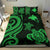 Papua New Guinea Bedding Set - Green Tentacle Turtle Green - Polynesian Pride